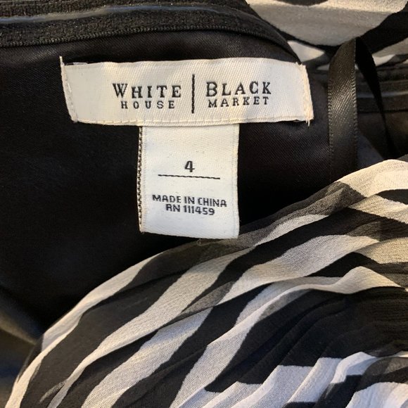 WHBM Silk maxi dress - strapless removeable straps - Picture 7 of 7